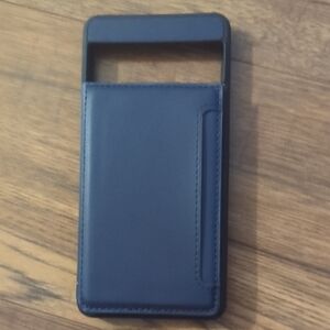 Navy Blue Leather Phone Case